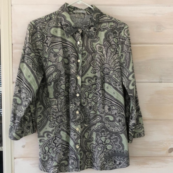 Van Heusen Studio Paisley‎ Shirt - Picture 1 of 7
